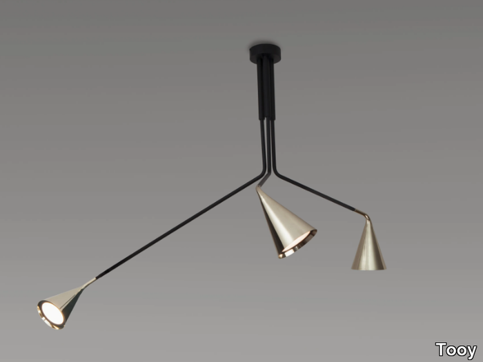 GORDON - Swivel metal pendant lamp _ Tooy