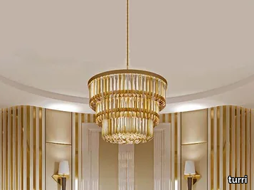 NOIR - Metal pendant lamp _ Turri