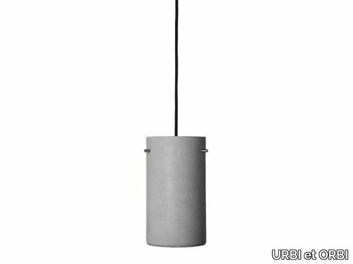 CYLINDRUS 125 - Concrete pendant lamp _ URBI et ORBI