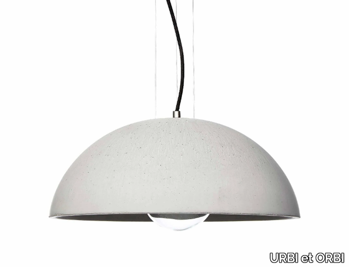 GLOBUS 410 - Concrete pendant lamp _ URBI et ORBI