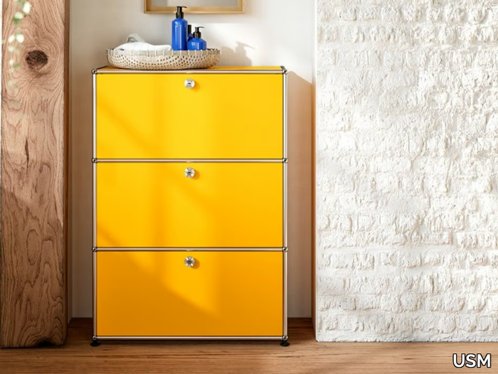 USM HALLER MODULAR STORAGE AS DRESSER - Metal chest of drawers _ USM