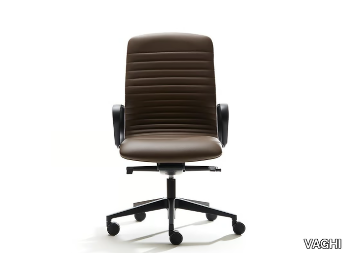 UNION EXECUTIVE - Recliner swivel office chair with armrests _ VAGHI