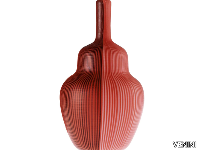 TESSUTI BATTUTI - Handmade blown glass vase _ VENINI