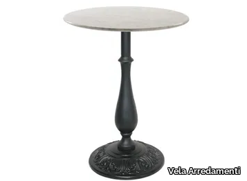 BAFIO-43-LIB - Round cast iron contract table _ Vela Arredamenti