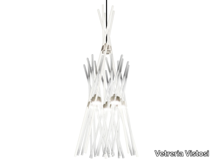 ESSENCE SP - LED glass pendant lamp _ Vetreria Vistosi