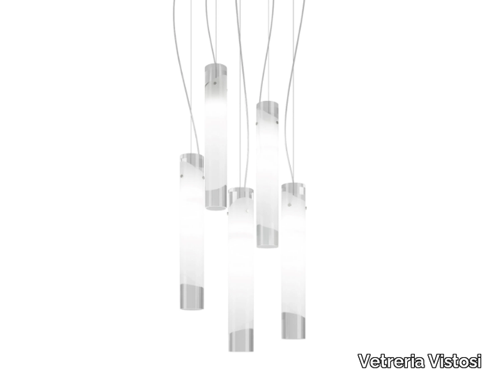 LIO SP 5 - Glass pendant lamp _ Vetreria Vistosi