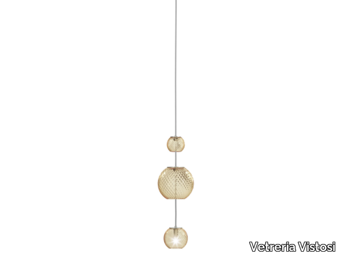 OTO SP PEA A - Blown glass pendant lamp _ Vetreria Vistosi