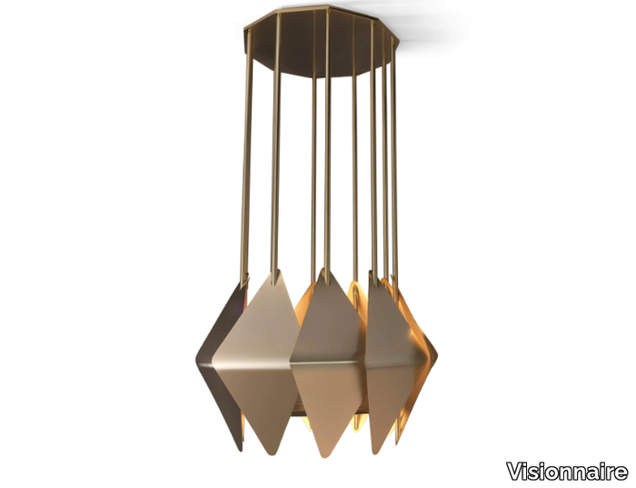 SPUTNIK OXY - LED steel pendant lamp _ Visionnaire