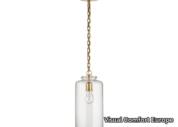 KATIE CYLINDER - Glass pendant lamp _ Visual Comfort Europe