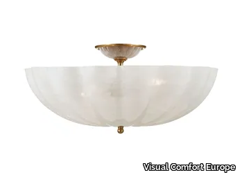 ROSEHILL LARGE SEMI-FLUSH - Glass ceiling light _ Visual Comfort Europe