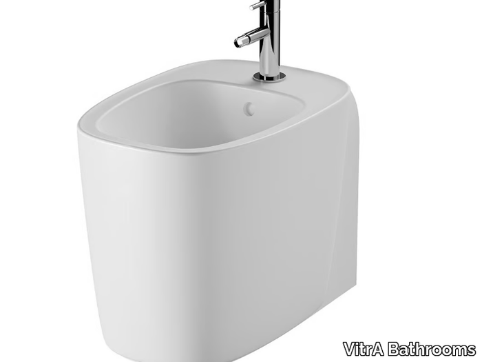 PLURAL - Floor mounted ceramic bidet _ VitrA Bathrooms