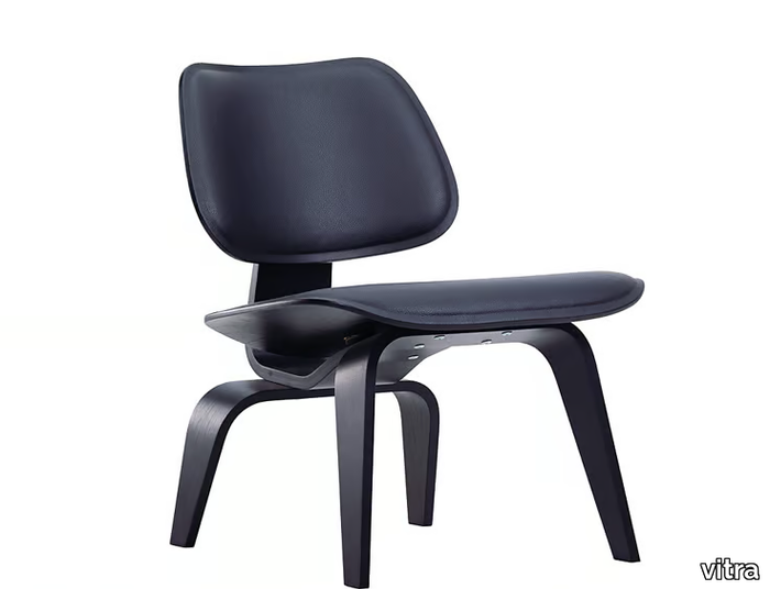 LCW LEATHER - Leather easy chair _ Vitra