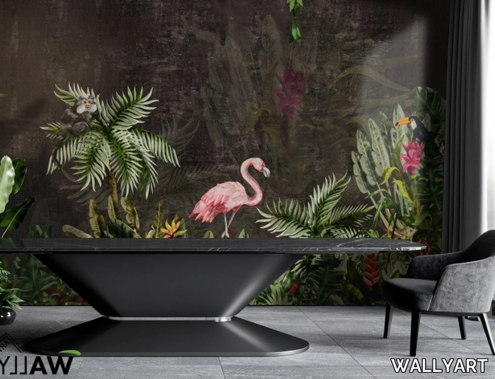 KIPLING - Washable Tropical wallpaper _ WALLYART