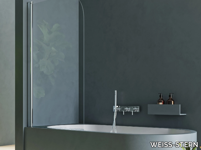 MARTE 2.1 - Folding glass bathtub wall panel _ WEISS-STERN