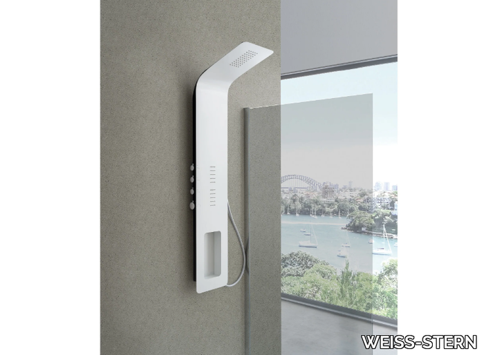 MONTE CIVETTA - Wall-mounted shower panel with hand shower _ WEISS-STERN