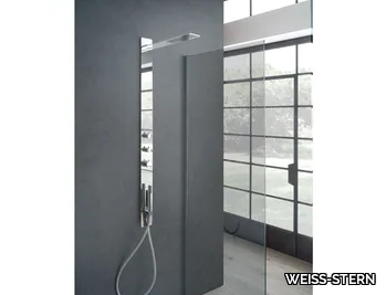 MONVISO - Wall-mounted shower panel with hand shower _ WEISS-STERN