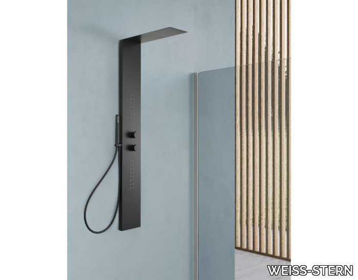 JESOLO - Wall-mounted shower panel with hand shower _ WEISS-STERN