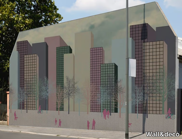 URBAN CONTEXT - Outdoor glass-fibre wallpaper _ Wall&decò