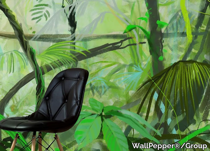 BIG JUNGLE - Tropical wallpaper, PVC free, eco, washable _ WallPepper®/Group