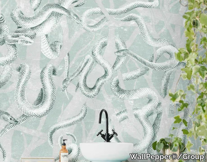 GARDEN OF EDEN - Tropical wallpaper, eco-friendly, PVC free and washable _ WallPepper®/Group