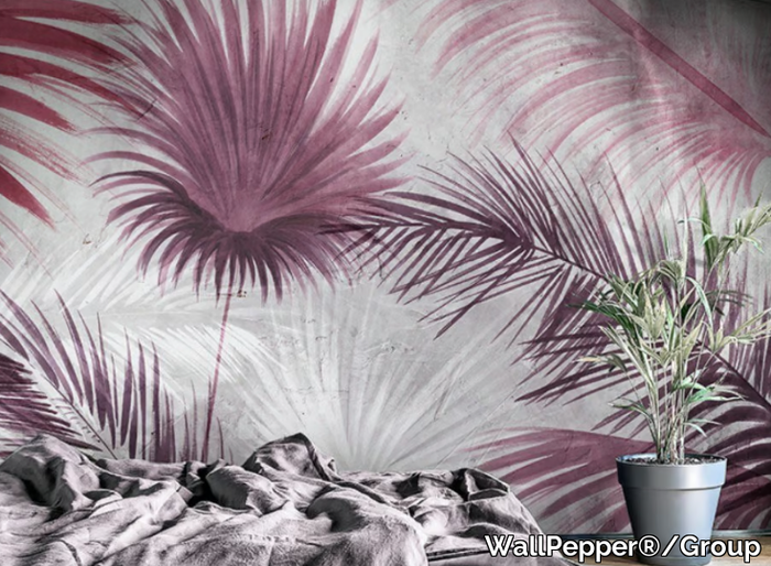 MACRO MIAMI - Tropical wallpaper, eco-friendly, PVC free and washable _ WallPepper®/Group