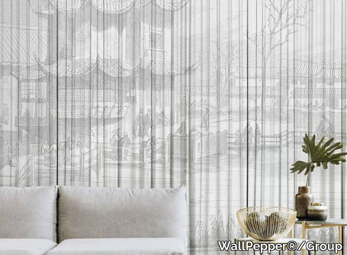 UKYO - Oriental wallpaper, eco-friendly, PVC free and washable _ WallPepper®/Group