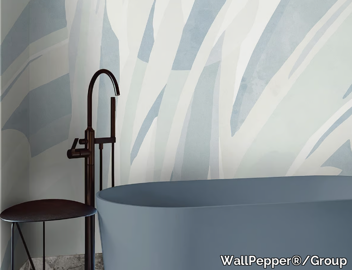 JANGAL - Geometric PVC free, eco-friendly, washable wallpaper _ WallPepper®/Group