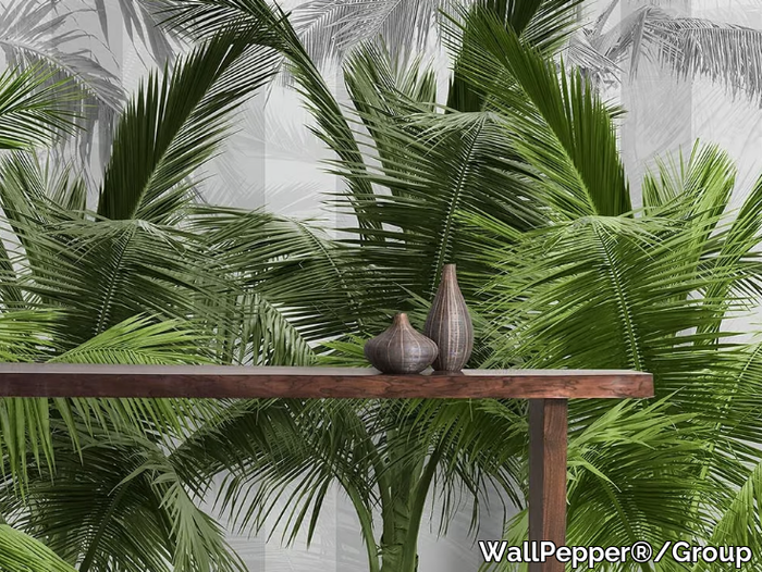 PALMS SPRING - Tropical wallpaper, PVC free, eco, washable _ WallPepper®/Group