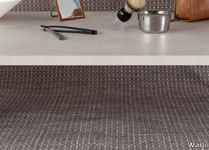 BATH - Handmade recycled PET rug _ Warli