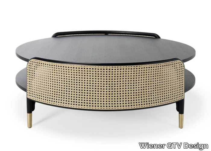 DETOUR - Round beech coffee table _ Wiener GTV Design
