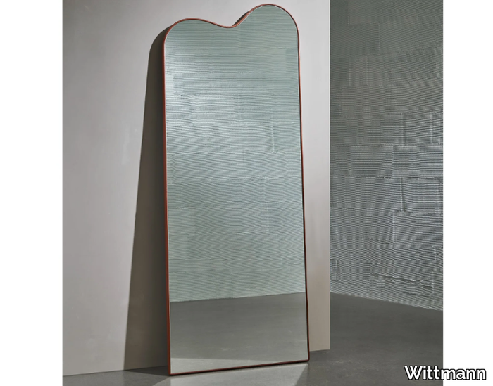 OUVERT - Freestanding wooden mirror _ Wittmann