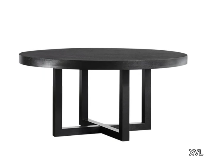 CECILIA - Round wooden table _ XVL