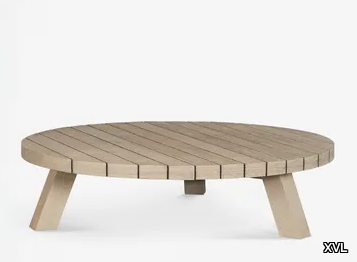 MALIBU - Round teak coffee table _ XVL
