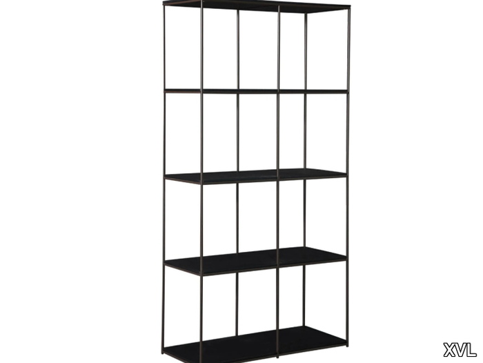 IVY - Freestanding open bookcase in metal and wood _ XVL