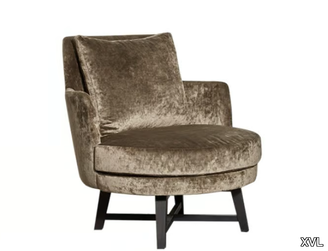 NOA - Fabric armchair with armrests _ XVL