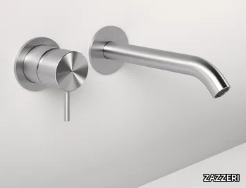 Z316 MONO 3300B113A00 / 3300A113A00 - Wall-mounted stainless steel washbasin mixer _ ZAZZERI