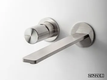 Q316 - Wall-mounted stainless steel washbasin mixer _ ZAZZERI