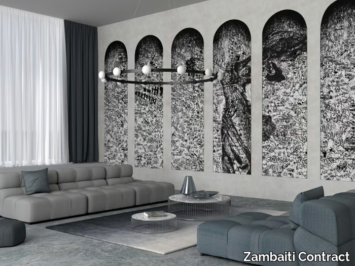 CAOS METROPOLITANO - Digital wallcovering _ Zambaiti Contract