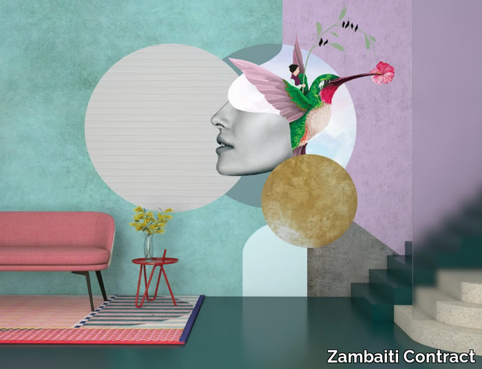 FEMME ATOMIQUE - Digital wallcovering _ Zambaiti Contract