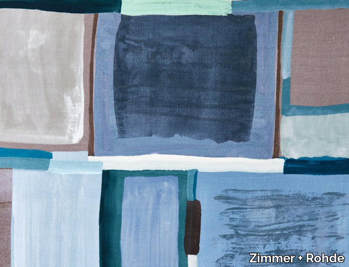 COLOUR STUDY - Linen fabric for curtains _ Zimmer + Rohde