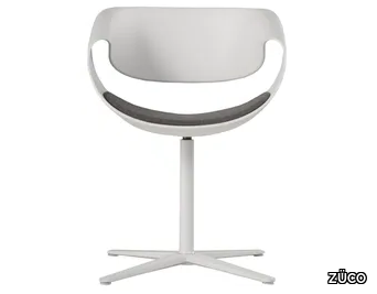 LITTLE PERILLO - Swivel with 4-spoke base plastic chair _ ZÜCO
