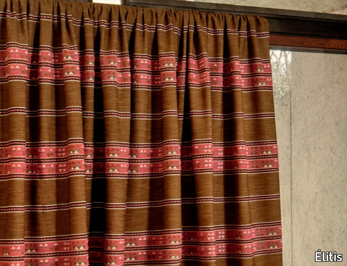 ECONDIDO - ALMA - Acrylic fabric with graphic pattern _ Élitis