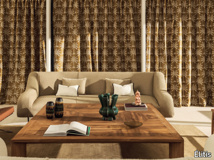 VENICE BEACH - LOS ANGELES - Jacquard fabric with floral pattern _ Élitis