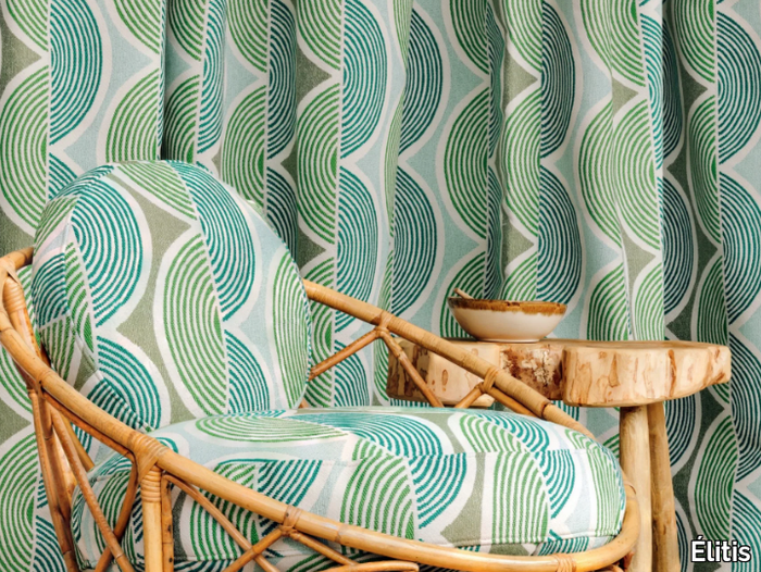 ACOSTA - PARANA - Jacquard fabric with graphic pattern _ Élitis