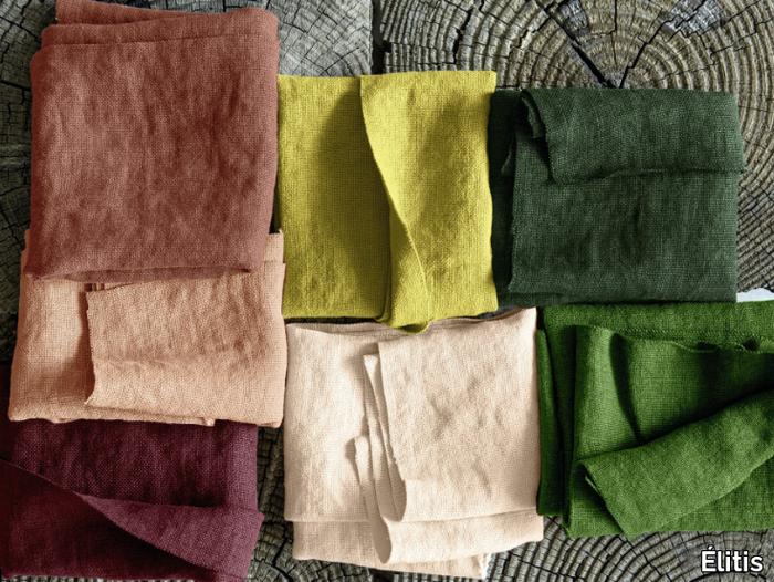 GYPSIES II - Solid-color washable linen fabric _ Élitis