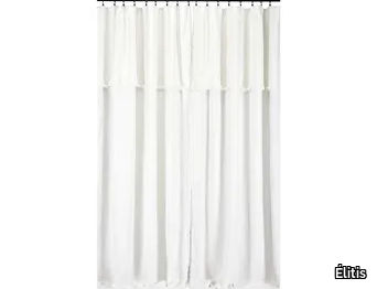 WHISPER - Solid-color linen curtain _ Élitis
