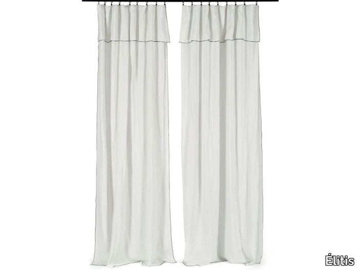 MADELEINE - Solid-color linen curtain _ Élitis