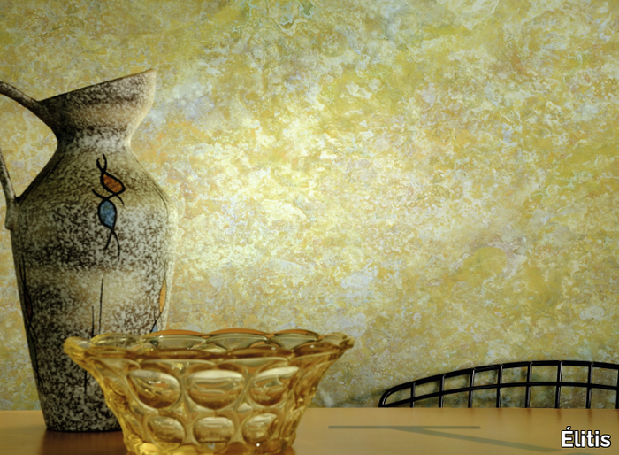 MARIA - Indoor PET wall tiles with metal effect _ Élitis