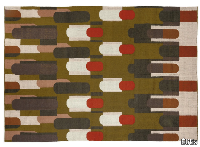OMAN - Patterned wool rug _ Élitis